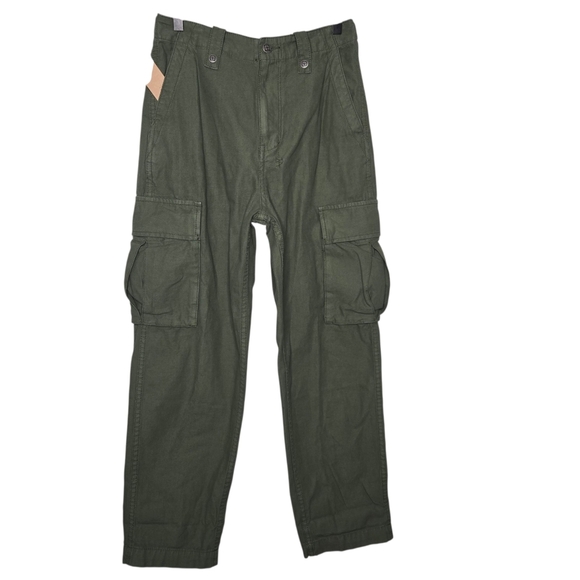 KSUBI Womens Army Green High Rise Interlude Ankle Cargo Pants Size Medium - Picture 1 of 14